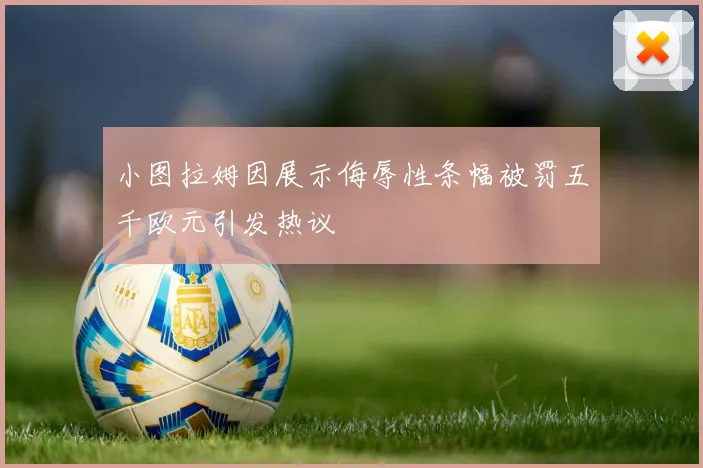 小图拉姆因展示侮辱性条幅被罚五千欧元引发热议
